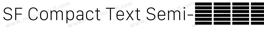 SF Compact Text Semi字体转换